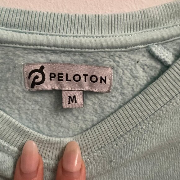 Peloton Light Blue Crewneck Sweater - Size M - Picture 4 of 12